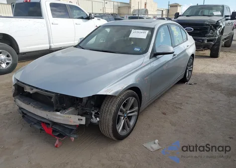 2016 BMW 328I из США, поврежденный, VIN WBA8E9C55GK646341